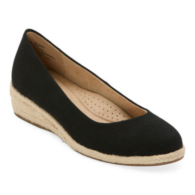 St. John's Bay Womens Reddy Slip-On Shoe, Color: Black - JCPenney