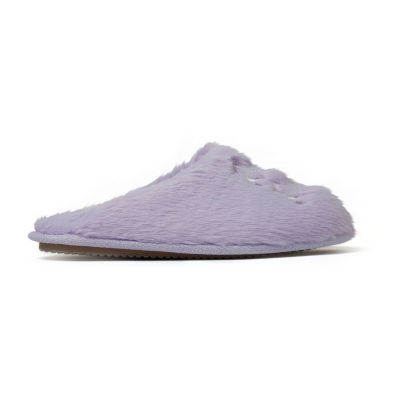 Dearfoams Bailey Fur Scuff Womens Slip-On Slippers