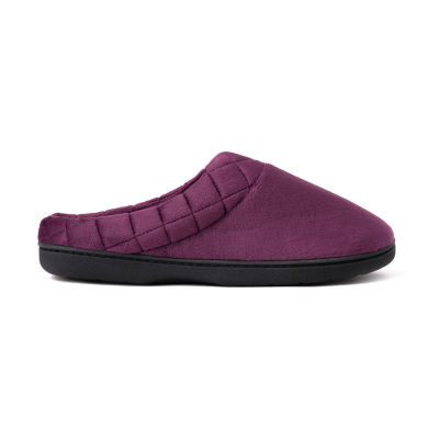 Dearfoams Darcy Velour Scuff Womens Clog Slippers