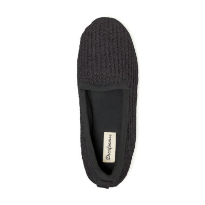 Dearfoams Rachel Marled Chenille Closed Back Womens Slip-On Slippers