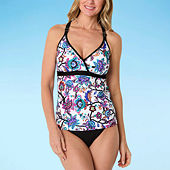 Mynah Tankini Swimsuit Top, Color: Black - JCPenney