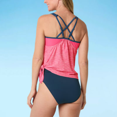 Free Country Blouson Swimsuit Top