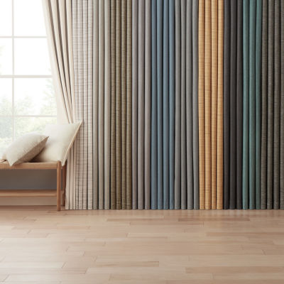 Eclipse Cannes Magnitech Rod Pocket 100% Blackout Single Curtain Panel