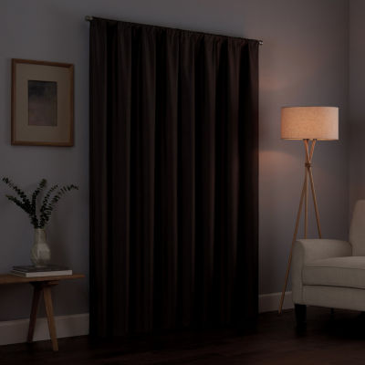 Eclipse Kendall Blackout Rod Pocket Single Curtain Panel