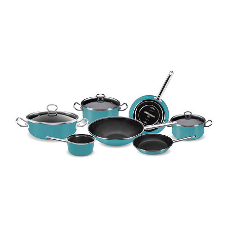 Vasconia Elegance 10-pc. Non-Stick Cookware Set, One Size, Blue