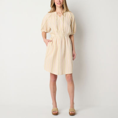 a.n.a Short Sleeve Popover Dress