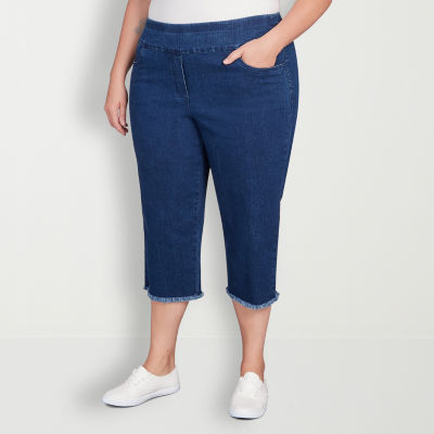 Alfred Dunner Classics Mid Rise Plus Capris