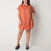 Jcpenney red shop dress plus size