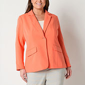 Jcpenney plus 2025 size blazer