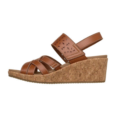 Skechers Womens Arch Fit Beverlee 2.0 Wedge Sandals