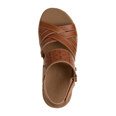 Skechers Womens Arch Fit Beverlee 2.0 Wedge Sandals