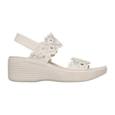 Skechers Womens Parallel Sass Daz Wedge Sandals