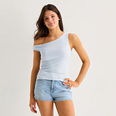 Forever 21 Womens Juniors Boat Neck Short Sleeve Crop Top, Color