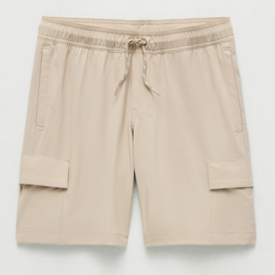 Thereabouts Cargo Little & Big Kid Boys Moisture Wicking Adaptive Easy-on + Easy-off Seated Wear Hybrid Short