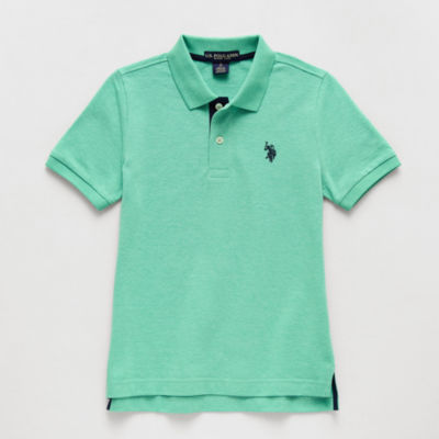 U.S. Polo Assn. Little & Big Kid Boys Short Sleeve Regular Fit Embroidered Polo Shirt