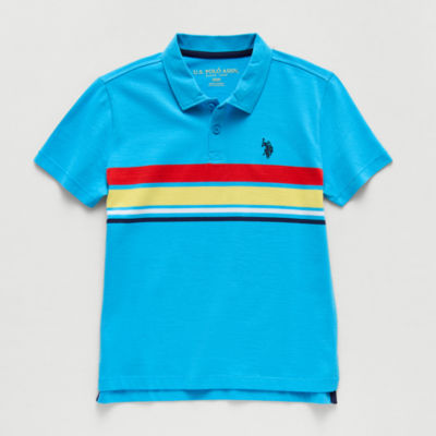 U.S. Polo Assn. Little & Big Kid Boys Short Sleeve Regular Fit Embroidered Polo Shirt