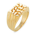 Mens 14K Gold Over Silver Fashion Ring