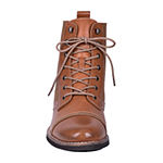 Dingo Mens Andy Block Heel Lace Up Boots