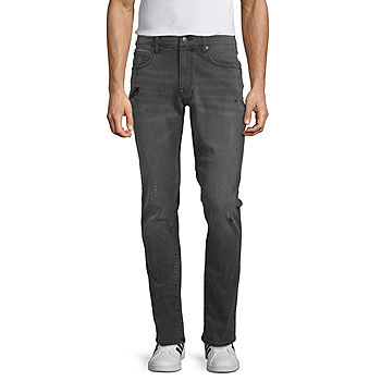 Kaal patroon Van hen Arizona Mens Advance Flex 360 Slim Fit Jean, Color: Black Destructed -  JCPenney