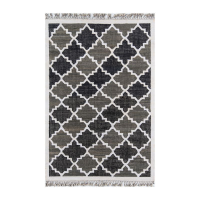 Novogratz Greyback Geometric Indoor Rectangular Accent Rug