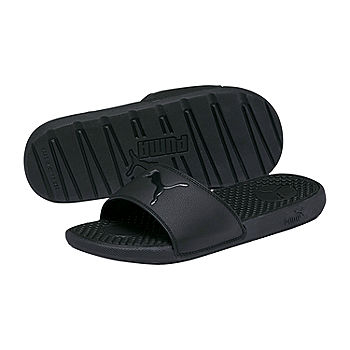 andrageren sektor Mantle PUMA Womens Cool Cat Slide Sandals, Color: Black Black - JCPenney