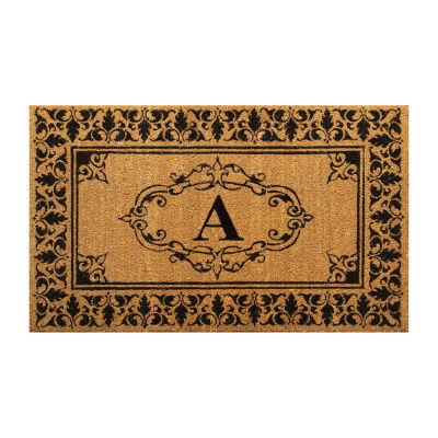 nuLoom Novelty Monogrammed Coir Outdoor Doormat 2'6"X4' JCPenney