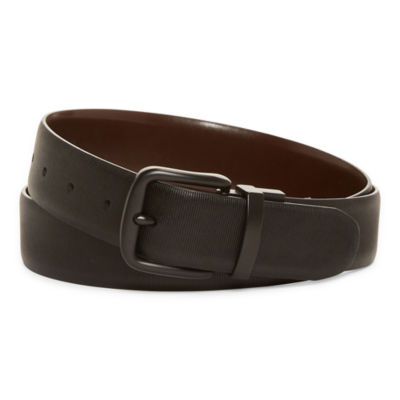 J. Ferrar Reversible Mens Belt, Color: Black Brown - JCPenney