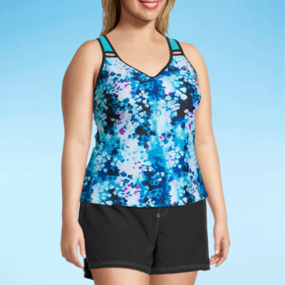 Zeroxposur Plus Tankini Swimsuit Top And Bottoms Jcpenney