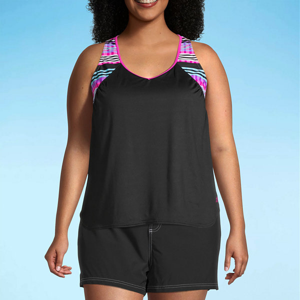 Zeroxposur Plus Tankini Swimsuit Top and Bottoms - JCPenney
