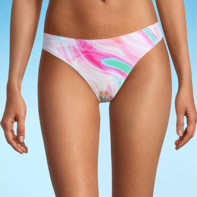 Decree Womens Tie Dye Hipster Bikini Swimsuit Bottom Juniors