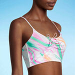 Decree Adjustable Straps Tie-Dye Tie Dye Bralette Bikini Swimsuit Top Juniors