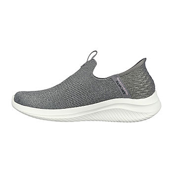 Skechers Slip-ins Ultra Flex 3.0 Smooth Step Womens Walking Shoes, Gray - JCPenney