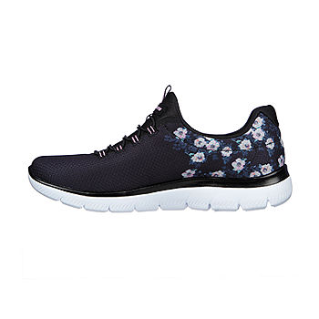 Skechers Summits Blossom Womens Walking Shoes, Color: Black Multi - JCPenney