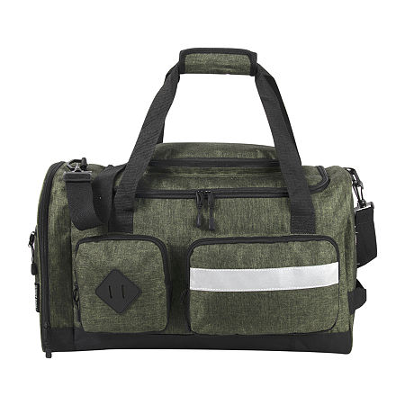 Summit Ridge 20 Cargo Duffel Bag With Reflective Strip, One Size, Green
