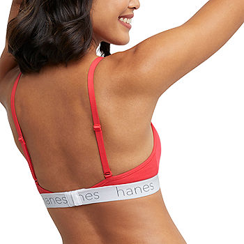 Hanes Cotton Stretch Comfort Flex Fit and Wirefree Bra 2-Pack