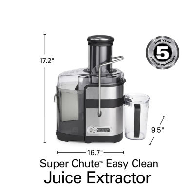 Hamilton Beach Professional Super Chute Easy Clean Juice Extractor