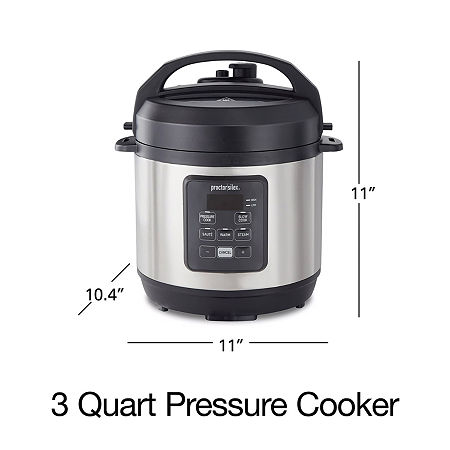 Proctor Silex Pressure Cooking 12 Cups Electric Pressure Cooker, One Size, Stainless Steel