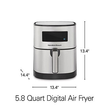 1700-Watt 5.8-QT 8-in-1 Digital Air Fryer + Accessories