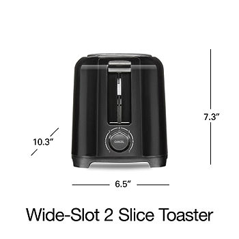 Black + Decker 2-Slice Extra Wide Rapid Toast Toaster
