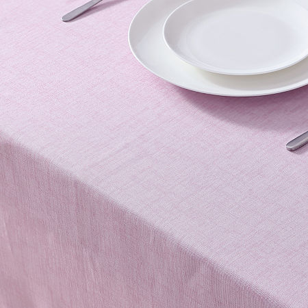 Laura Ashley Easy Care Tablecloth - Blush, One Size, Pink