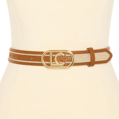 Liz Claiborne Logo Canvas 30mm Womens Belt