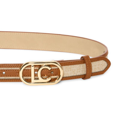 Liz Claiborne Logo Canvas 30mm Womens Belt