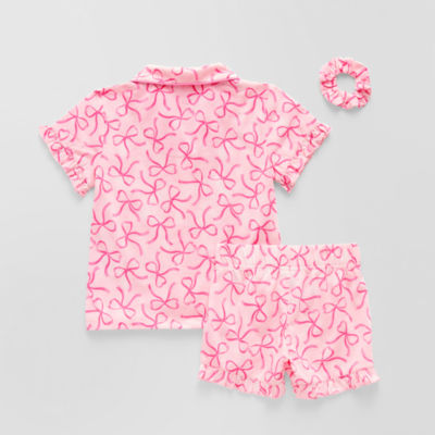 Sleep On It Toddler Girls Short Sleeve 2-pc. Pajama Sets