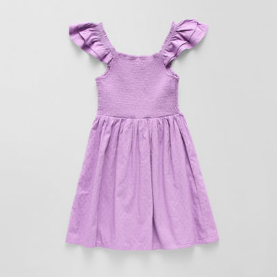 Thereabouts Little & Big Kid Girls Short Sleeve A-Line Dress