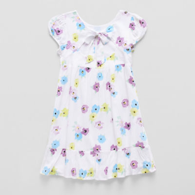 Thereabouts Little & Big Kid Girls Short Sleeve A-Line Dress