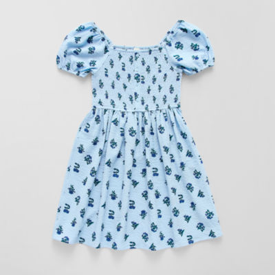 Thereabouts Little & Big Girls Short Sleeve A-Line Dress