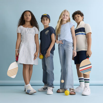 Thereabouts Little & Big Kid Boys Adjustable Waist Stretch Fabric Regular Fit Bootcut Jean