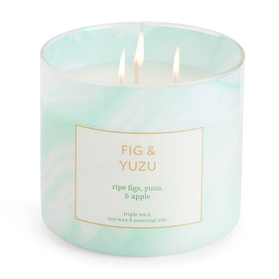 Distant Lands Fig & Yuzu 3-Wick Scented Jar Candle