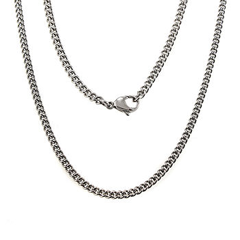 Mens Stainless Steel Chain Necklace - JCPenney