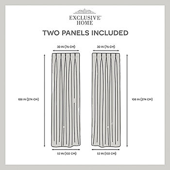 Exclusive Home Curtains Sateen Energy Saving Blackout Pinch Pleat Set of 2  Curtain Panel - JCPenney